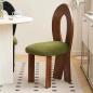 Preview: 360Home Esszimmerstuhl aus Stoff und Holz stuhl sessel